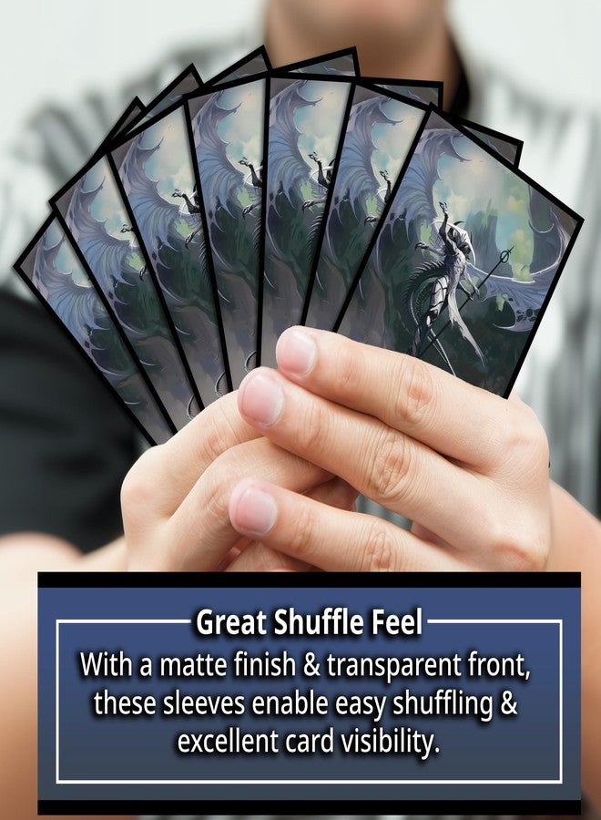 Digital Sorcery Studio Angel Horror Card Game Sleeves - 102 Pack Textured Back - Perfect for MTG Atraxa Praetor's Voice Commander - Custom Art Sleeves for Magic The Gathering and Other Trading Card Games - Image 2